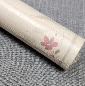 Vintage Waldec 70 square Foot Wallpaper Vinyl Coated Pre Pasted. Floral Design